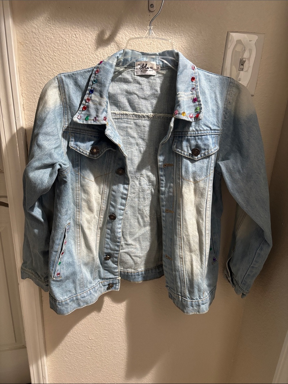 Lola and The Boys Rainbow Denim Kids Jacket 14